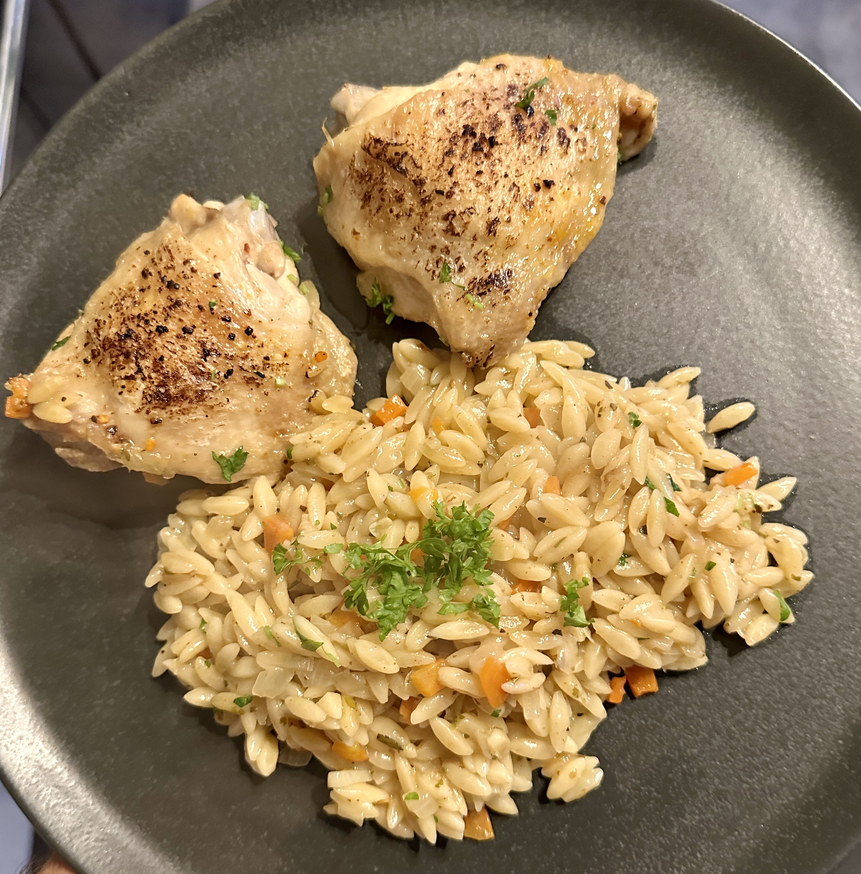 Recipe:- Chicken and Chorizo Orzo