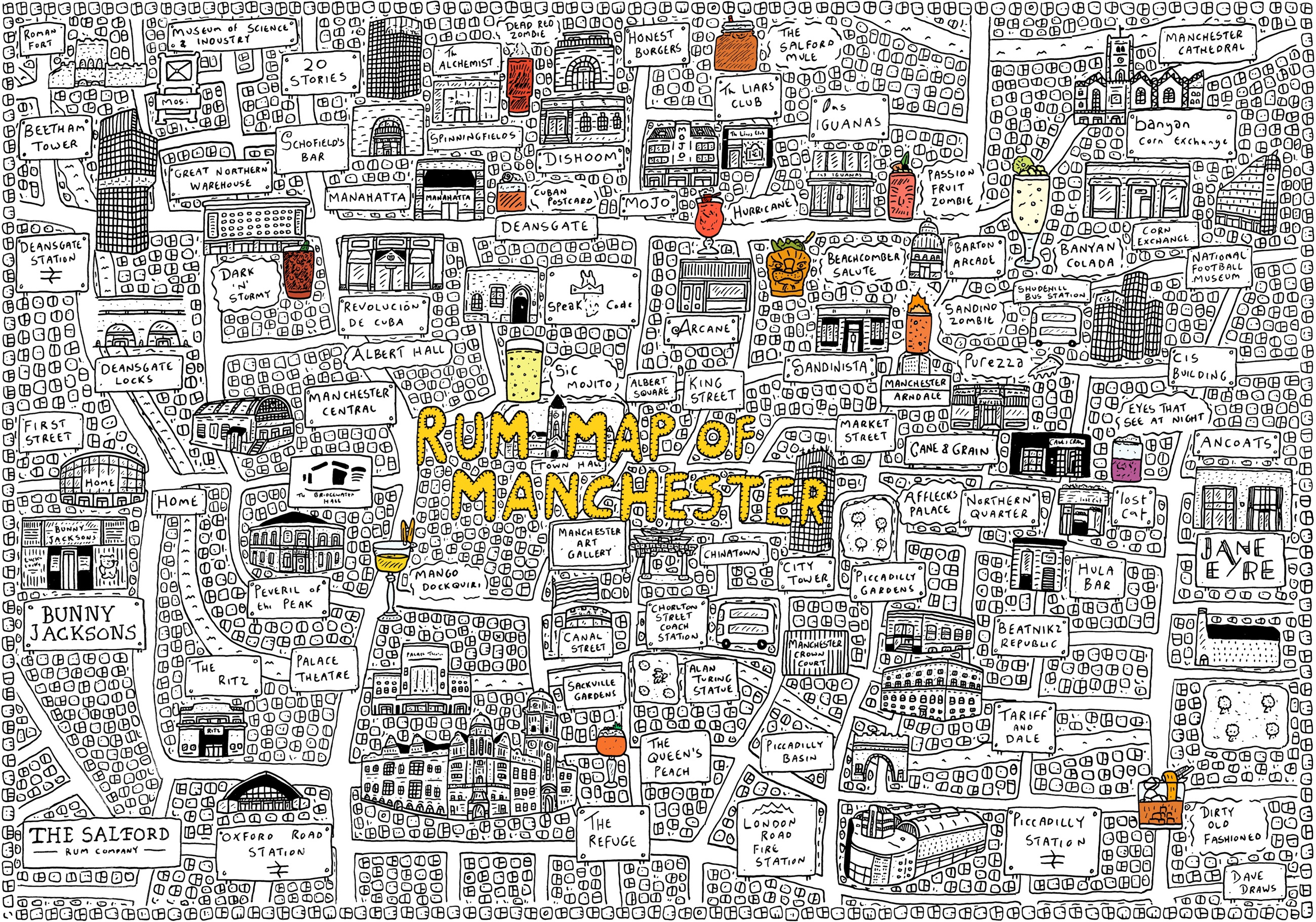 The Rum Map of Manchester has landed!
