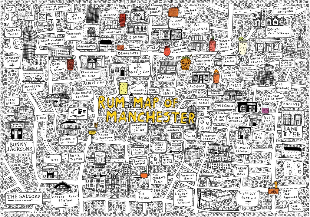 The Rum Map of Manchester has landed!