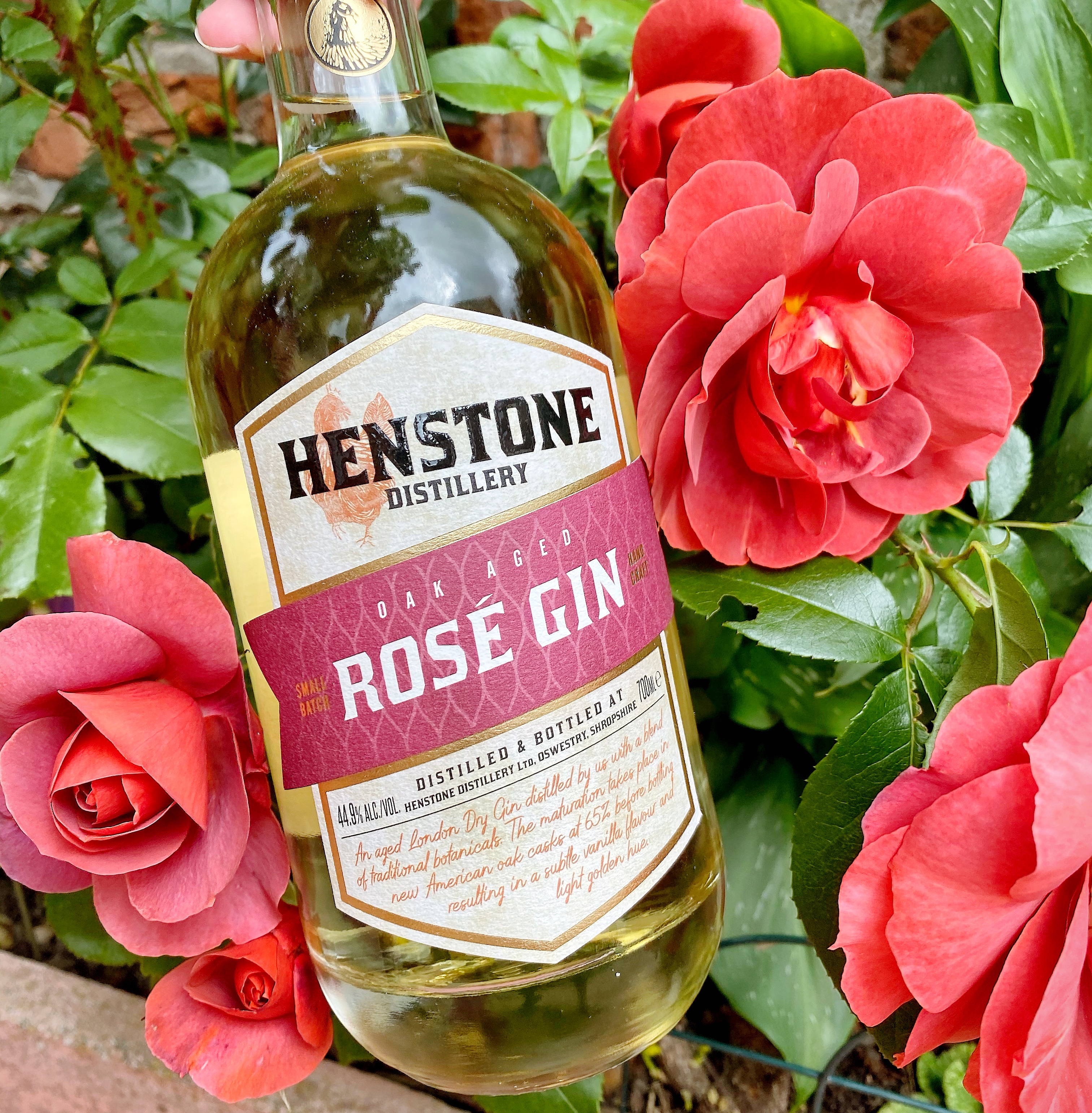 Gin Review:- Henstones Rosé Oak Aged Gin