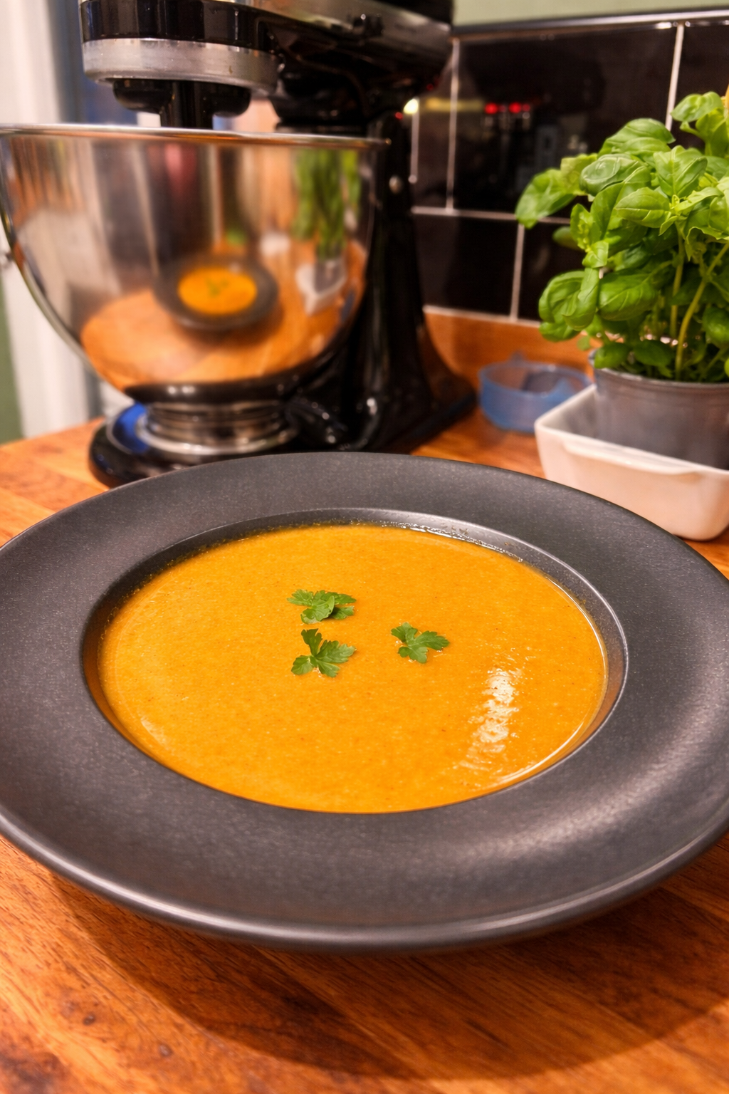 Moroccan Chickpea & Carrot Soup (Smooth, Warming & Full of Spice)