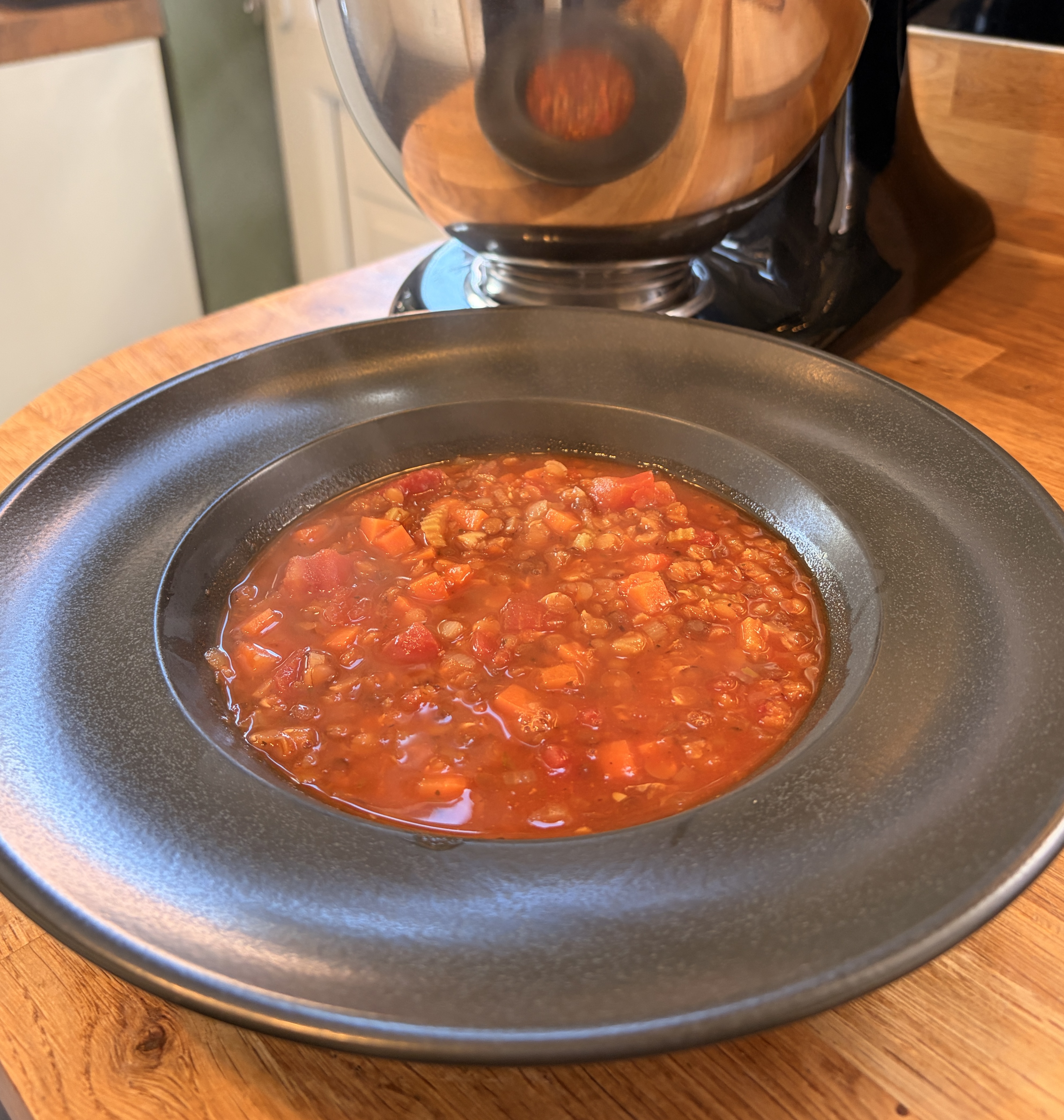 Greek Lentil Soup (Fakes) Recipe | Healthy Mediterranean Soup